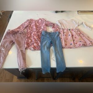 Pink and Blue Kids Clothing Set - Tucker & Tate and Mini Boden- Size 4 and 5/6